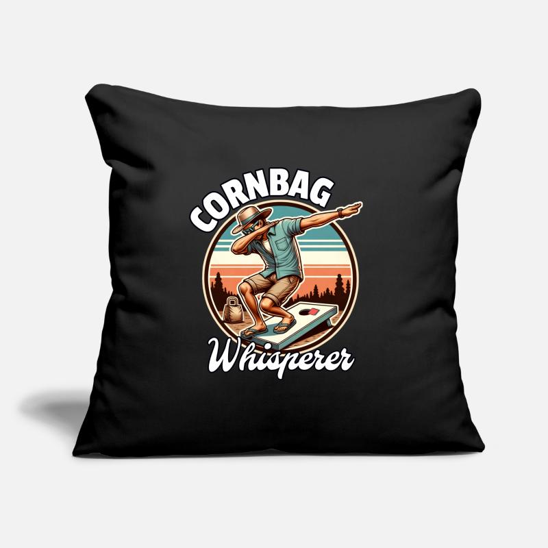 Cornhole Sac de maïs Housse de coussin décorative 45 x 45 cm