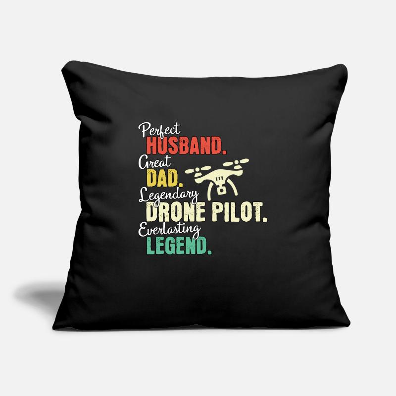 Drone Pilot Dad Sofa pillowcase 17,3'' x 17,3'' (45 x 45 cm)