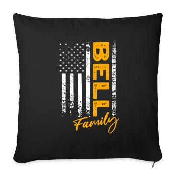 Bell USA - Sofa pillowcase 17,3'' x 17,3'' (45 x 45 cm) - black - Front