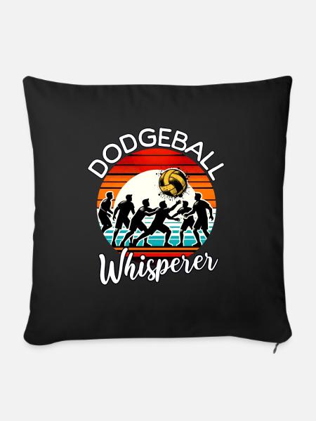 Dodgeball - Sofakissenbezug 45 x 45 cm - Schwarz