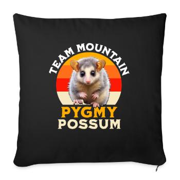 Dictons de Bergbilchbeutler - Housse de coussin décorative 45 x 45 cm - noir - Devant