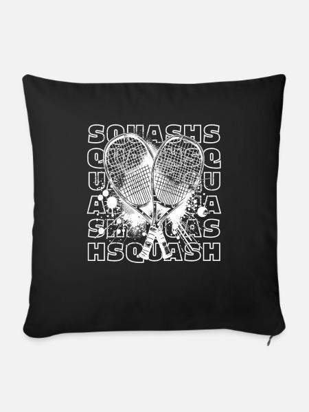 Squash - Sofakissenbezug 45 x 45 cm - Schwarz