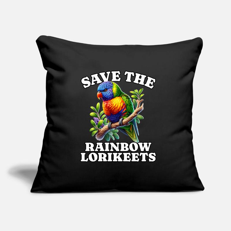 Regenbogenlori Save Rainbow Lorikeet Sofakissenbezug 45 x 45 cm