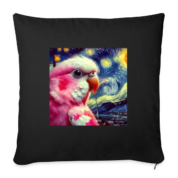 Bourkesittich Starry Night - Sofakissenbezug 45 x 45 cm - Schwarz - Vorne