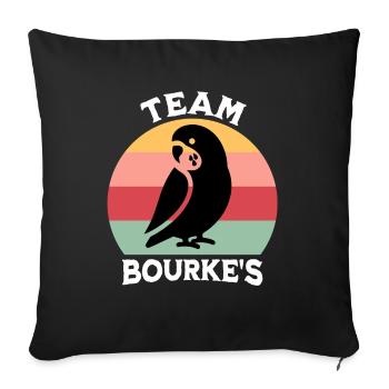 L’équipe Bourkeparakeet - Housse de coussin décorative 45 x 45 cm - noir - Devant
