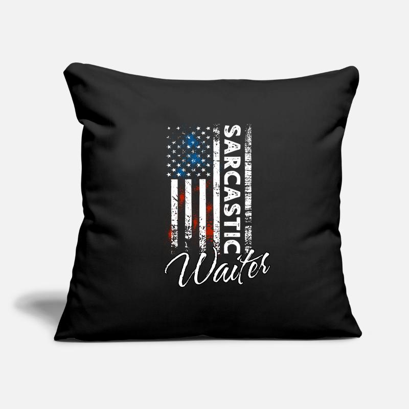 Sarcastic Waiter Sofa pillowcase 17,3'' x 17,3'' (45 x 45 cm)