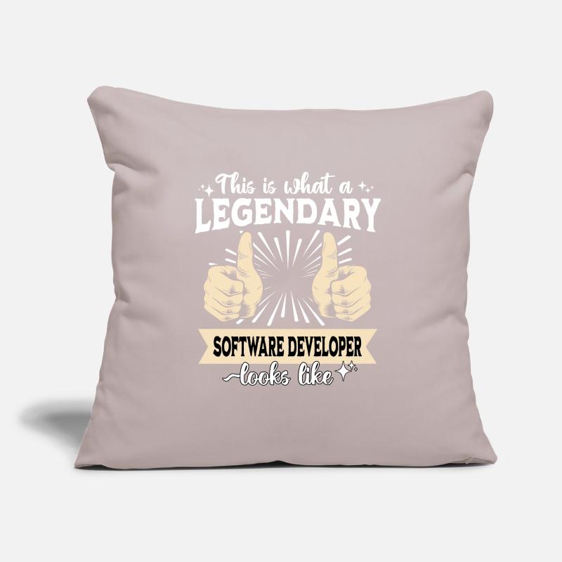 Legendary Software Developer Sofa pillowcase 17,3'' x 17,3'' (45 x 45 cm)
