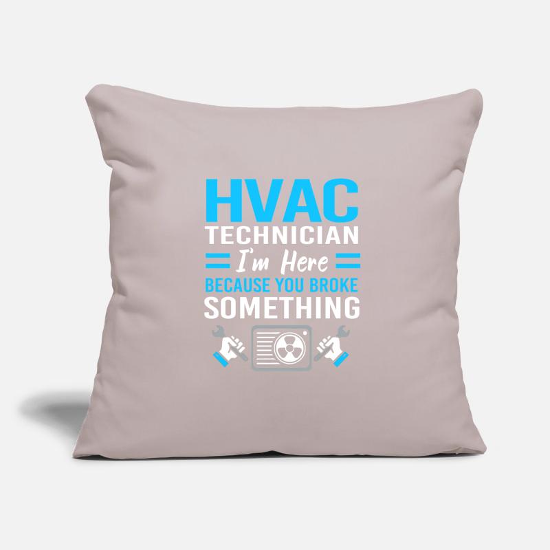 Heating Air Conditioning Technician Technician Refrigeration Technician Sofa pillowcase 17,3'' x 17,3'' (45 x 45 cm)