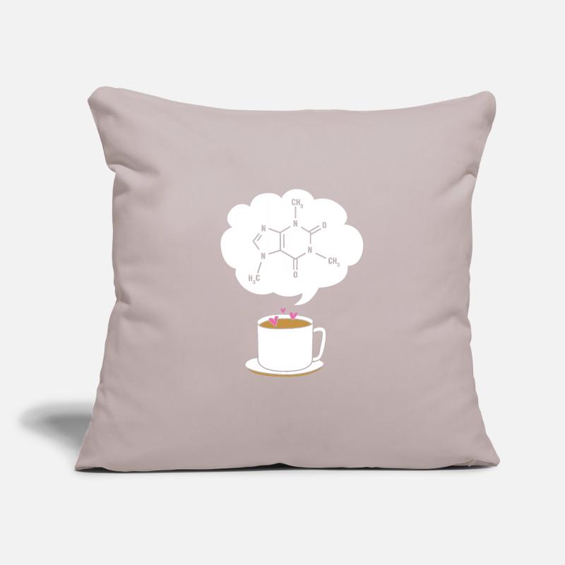 Chemistry Science Physics Laboratory Structural Formula Sofa pillowcase 17,3'' x 17,3'' (45 x 45 cm)