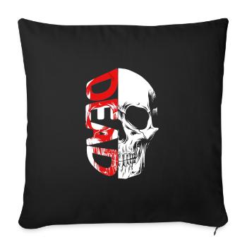 DEAD - Housse de coussin décorative 45 x 45 cm - noir - Devant