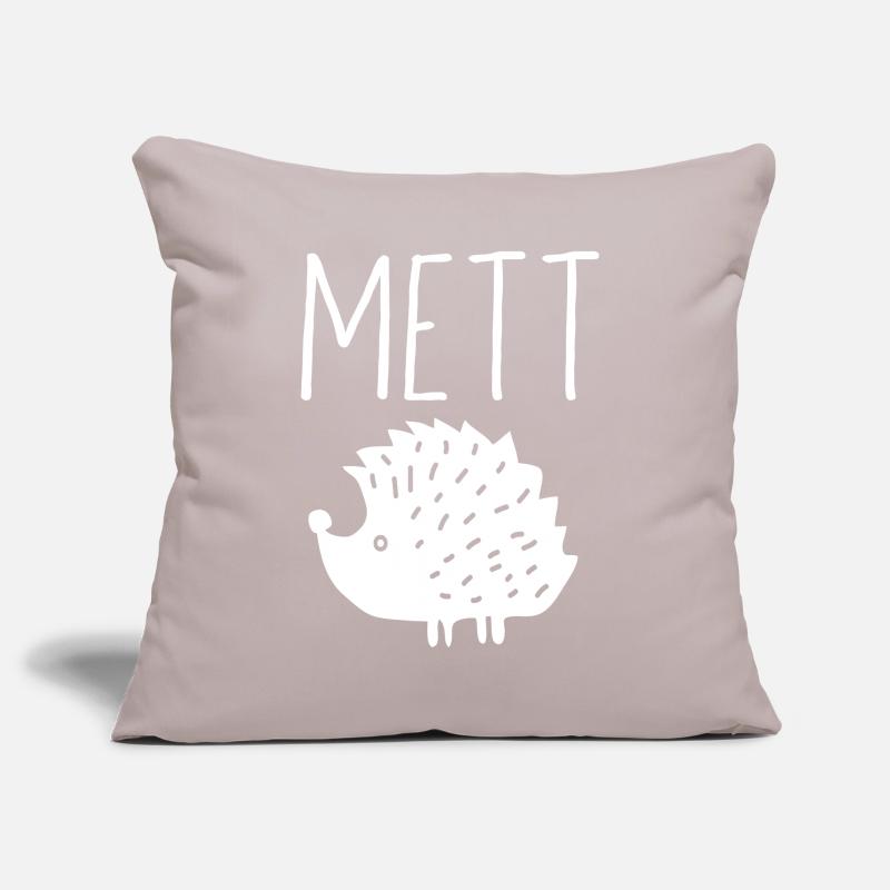 Mettigel Mett Igel Hackfleisch Fleischesser Hackk Sofakissenbezug 45 x 45 cm