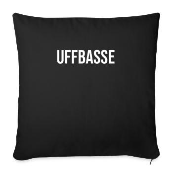 Hessen witziger Spruch Bundesland - Sofakissenbezug 45 x 45 cm - Schwarz - Vorne