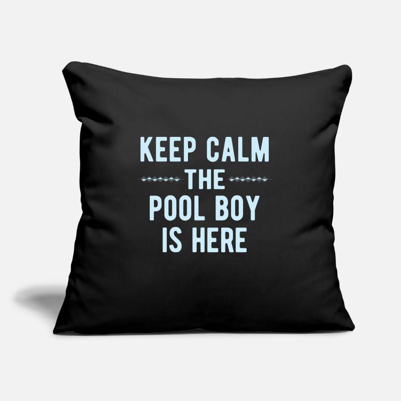 Pool Boy: Keep Calm Sofa pillowcase 17,3'' x 17,3'' (45 x 45 cm)