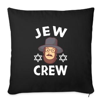 Jew Jewish Israelite Culture Israel Jewish Roots - Sofakissenbezug 45 x 45 cm - Schwarz - Vorne