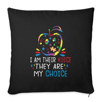 Sonderschullehrer Sped Teacher Inclusion - Sofakissenbezug 45 x 45 cm - Schwarz - Vorne