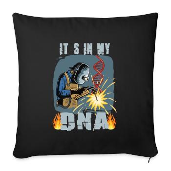 American Welder Welder Funny Funny Welding Gift - Sofa pillowcase 17,3'' x 17,3'' (45 x 45 cm) - black - Front