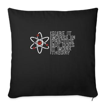Physics Science Physicist Physics Teacher Gift - Sofakissenbezug 45 x 45 cm - Schwarz - Vorne
