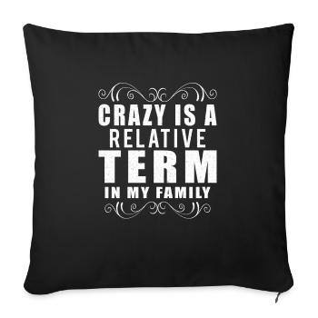 Family Tree Family Historian Genealogy Genealogy - Sofa pillowcase 17,3'' x 17,3'' (45 x 45 cm) - black - Front