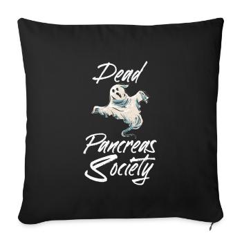 Type 1 Diabetes funny Diabetic Diabetes Gift Idea - Sofa pillowcase 17,3'' x 17,3'' (45 x 45 cm) - black - Front