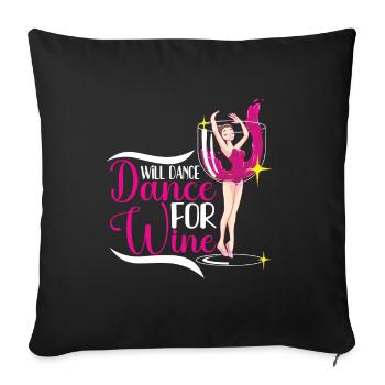 Ballet Ballerina Dance Dancer Dancing Ballet Gift - Sofakissenbezug 45 x 45 cm - Schwarz - Vorne