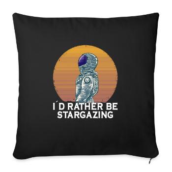Astronaut Astronomy Solar System Space Kids - Sofa pillowcase 17,3'' x 17,3'' (45 x 45 cm) - black - Front