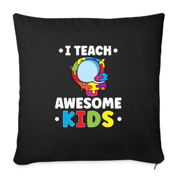 Sonderschullehrer Sped Teacher Inclusion - Sofakissenbezug 45 x 45 cm - Schwarz - Vorne