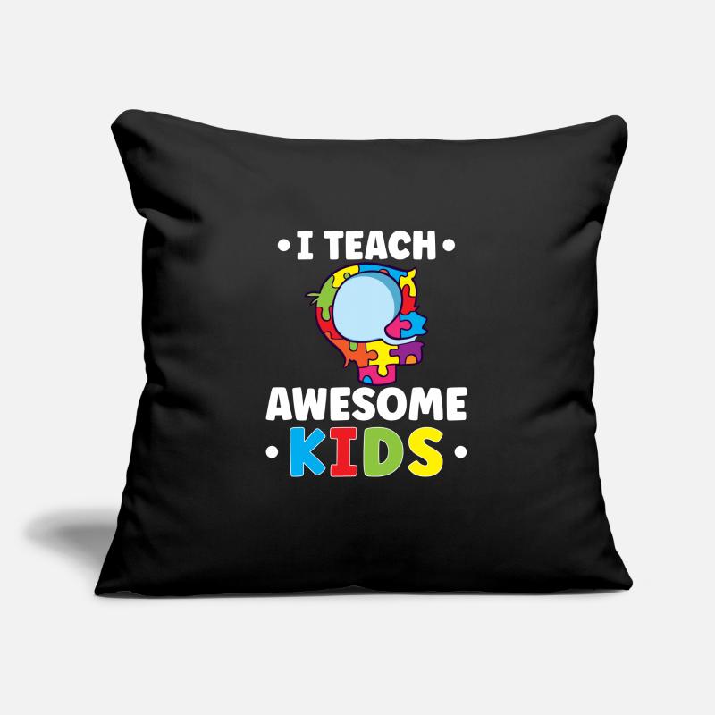L’enseignant de l’enfance en difficulté a accéléré l’inclusion des enseignants Housse de coussin décorative 45 x 45 cm