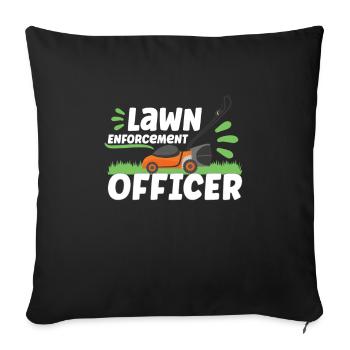 Garden Plants Gardener Lawn Mowing Leaf Blowers - Sofa pillowcase 17,3'' x 17,3'' (45 x 45 cm) - black - Front