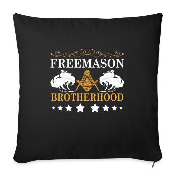 Théories du complot Théoriciens du complot - Housse de coussin décorative 45 x 45 cm - noir - Devant