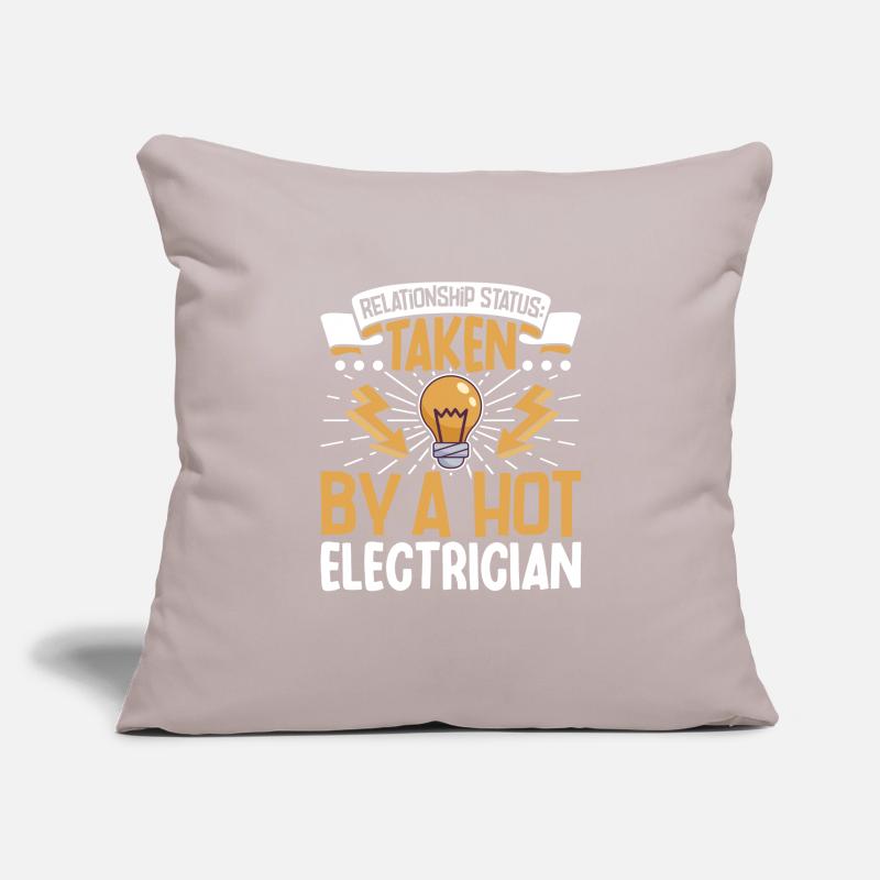 Electrician Electrical Engineer Lineman Electrical Sofa pillowcase 17,3'' x 17,3'' (45 x 45 cm)