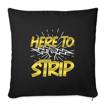 Electrician Electrical Engineer Lineman Electrical - Sofa pillowcase 17,3'' x 17,3'' (45 x 45 cm) - black - Front