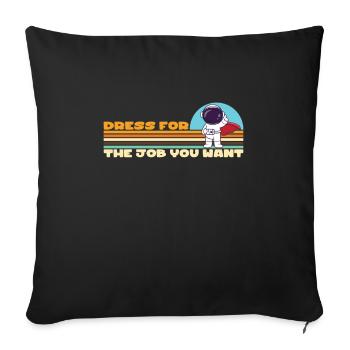 Astronaut Astronomy Solar System Space Kids - Sofa pillowcase 17,3'' x 17,3'' (45 x 45 cm) - black - Front