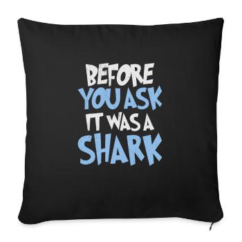 Leg Amputee Assembly Required - Sofa pillowcase 17,3'' x 17,3'' (45 x 45 cm) - black - Front