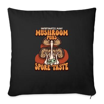 Morels Mushroom Picker Mushroom Farmer Mushroom - Sofakissenbezug 45 x 45 cm - Schwarz - Vorne