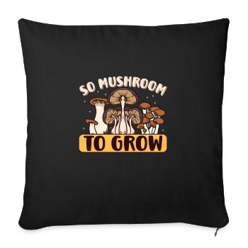 Morels Mushroom Picker Mushroom Farmer Mushroom - Housse de coussin décorative 45 x 45 cm - noir - Devant