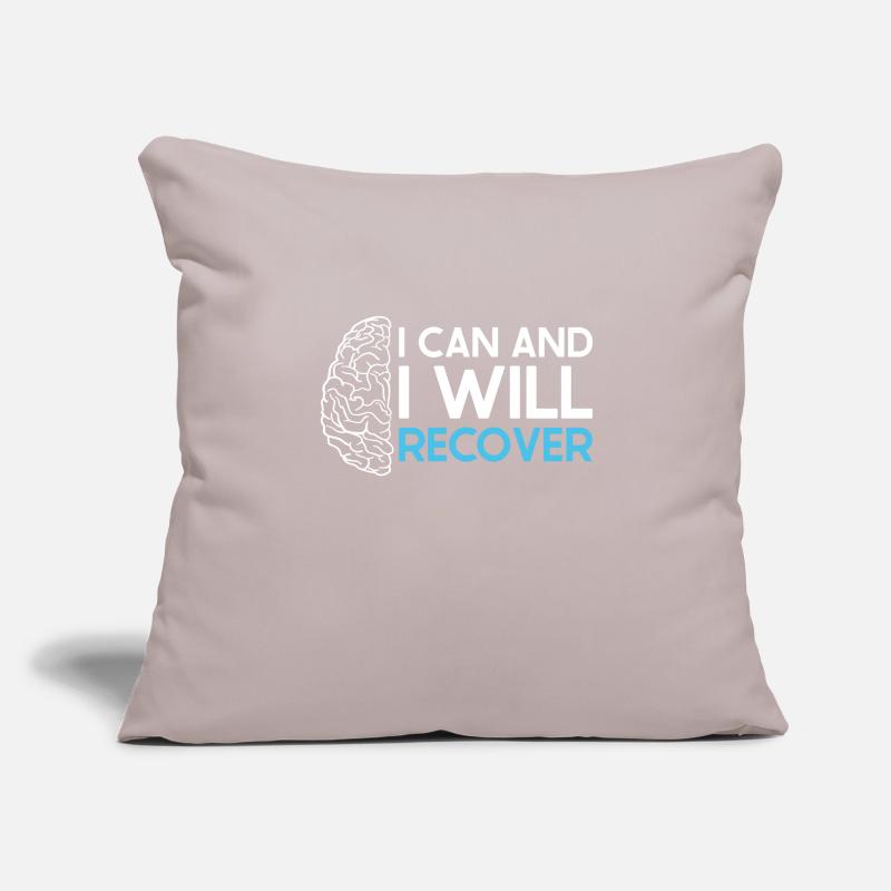 Schlaganfall Survivor Schlaganfall Bewusstsein Sofakissenbezug 45 x 45 cm