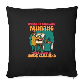 Artist Painting Painter Art Color Art Teacher - Sofa pillowcase 17,3'' x 17,3'' (45 x 45 cm) - black - Front