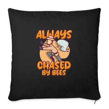 Honey Bee Beekeeping Beekeeper Honeybee Beekeeping - Sofakissenbezug 45 x 45 cm - Schwarz - Vorne