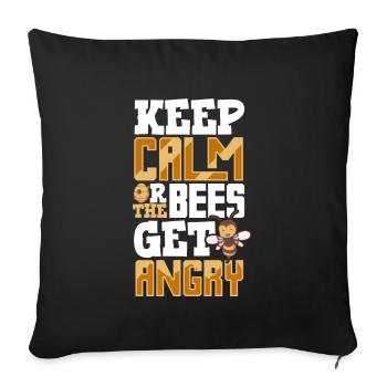 Honey Bee Beekeeping Beekeeper Honeybee Beekeeping - Sofakissenbezug 45 x 45 cm - Schwarz - Vorne