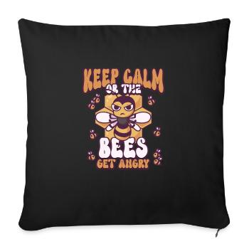 Honey Bee Beekeeping Beekeeper Honeybee Beekeeping - Sofakissenbezug 45 x 45 cm - Schwarz - Vorne