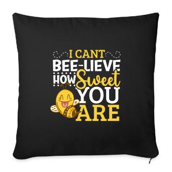 Honey Bee Beekeeping Beekeeper Honeybee Beekeeping - Sofakissenbezug 45 x 45 cm - Schwarz - Vorne