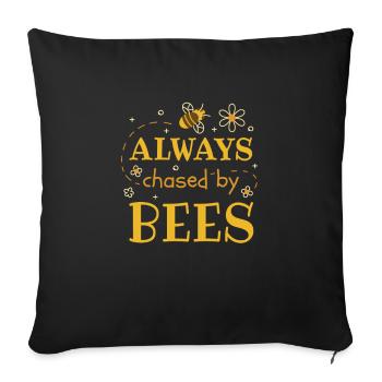 Honey Bee Beekeeping Beekeeper Honeybee Beekeeping - Sofakissenbezug 45 x 45 cm - Schwarz - Vorne
