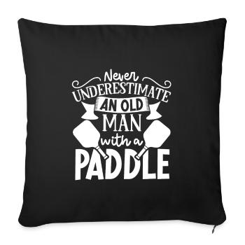 Pickleball Player Pickleball Paddle Pickleball - Sofa pillowcase 17,3'' x 17,3'' (45 x 45 cm) - black - Front