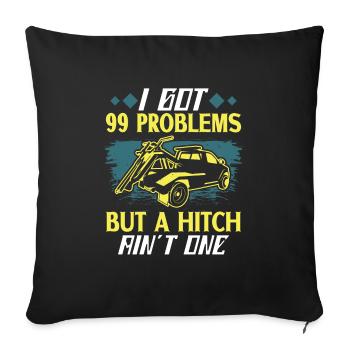 Repo-agent Repo Man Repossession Agent - Sofa pillowcase 17,3'' x 17,3'' (45 x 45 cm) - black - Front