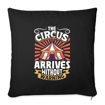 Circus Arts Circus Artists Event Staff - Sofa pillowcase 17,3'' x 17,3'' (45 x 45 cm) - black - Front