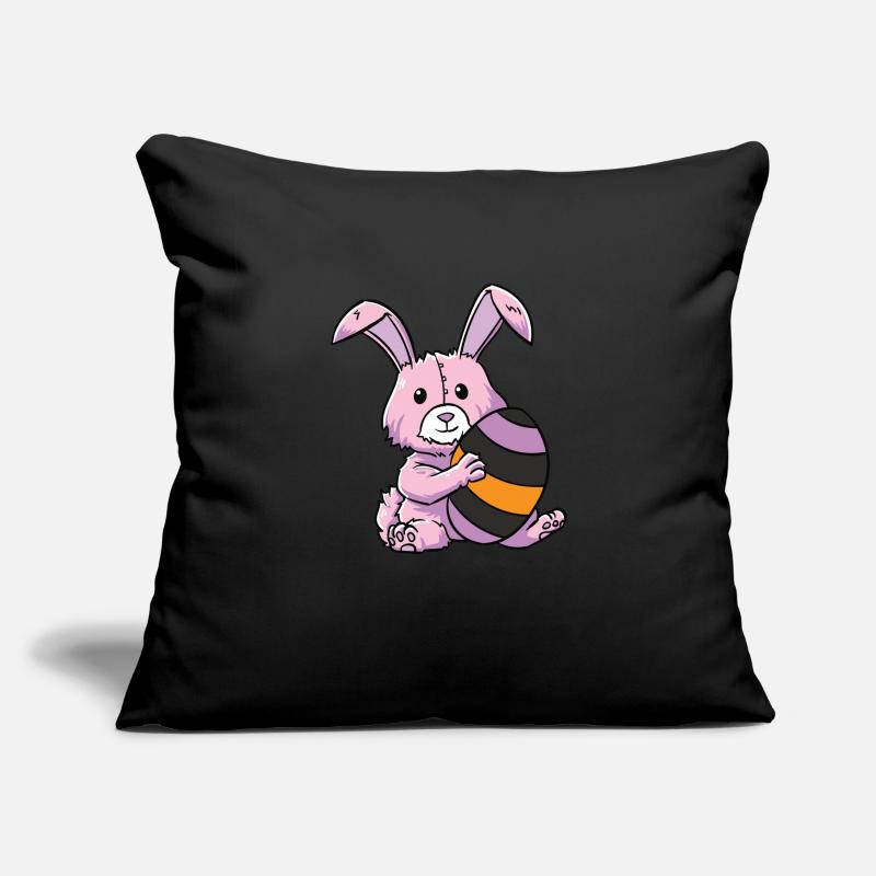 Gothic Rabbit Gothic Hase Gothic Ostern Emo Goth Sofakissenbezug 45 x 45 cm