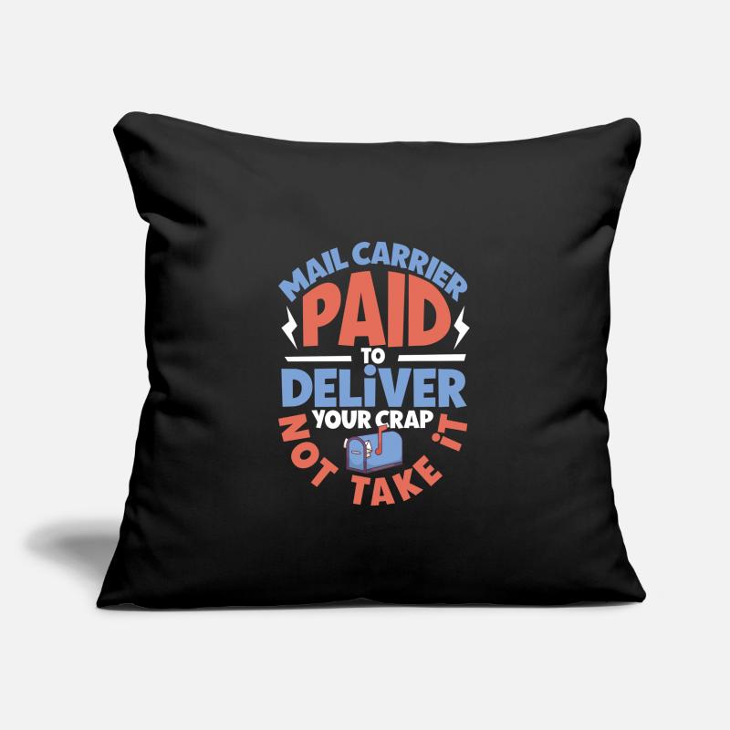 Commis des postes Postlady Postman Post Office Housse de coussin décorative 45 x 45 cm