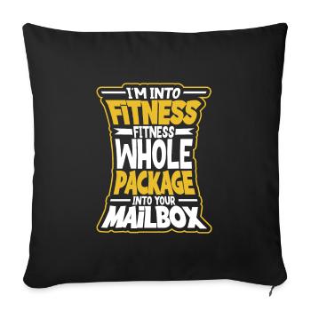 Postal clerk Postlady Postman Post Office - Sofa pillowcase 17,3'' x 17,3'' (45 x 45 cm) - black - Front