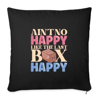 Postal clerk Postlady Postman Post Office - Sofa pillowcase 17,3'' x 17,3'' (45 x 45 cm) - black - Front