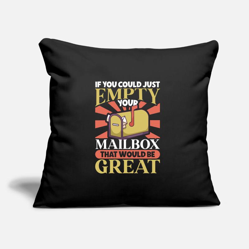 Commis des postes Postlady Postman Post Office Housse de coussin décorative 45 x 45 cm